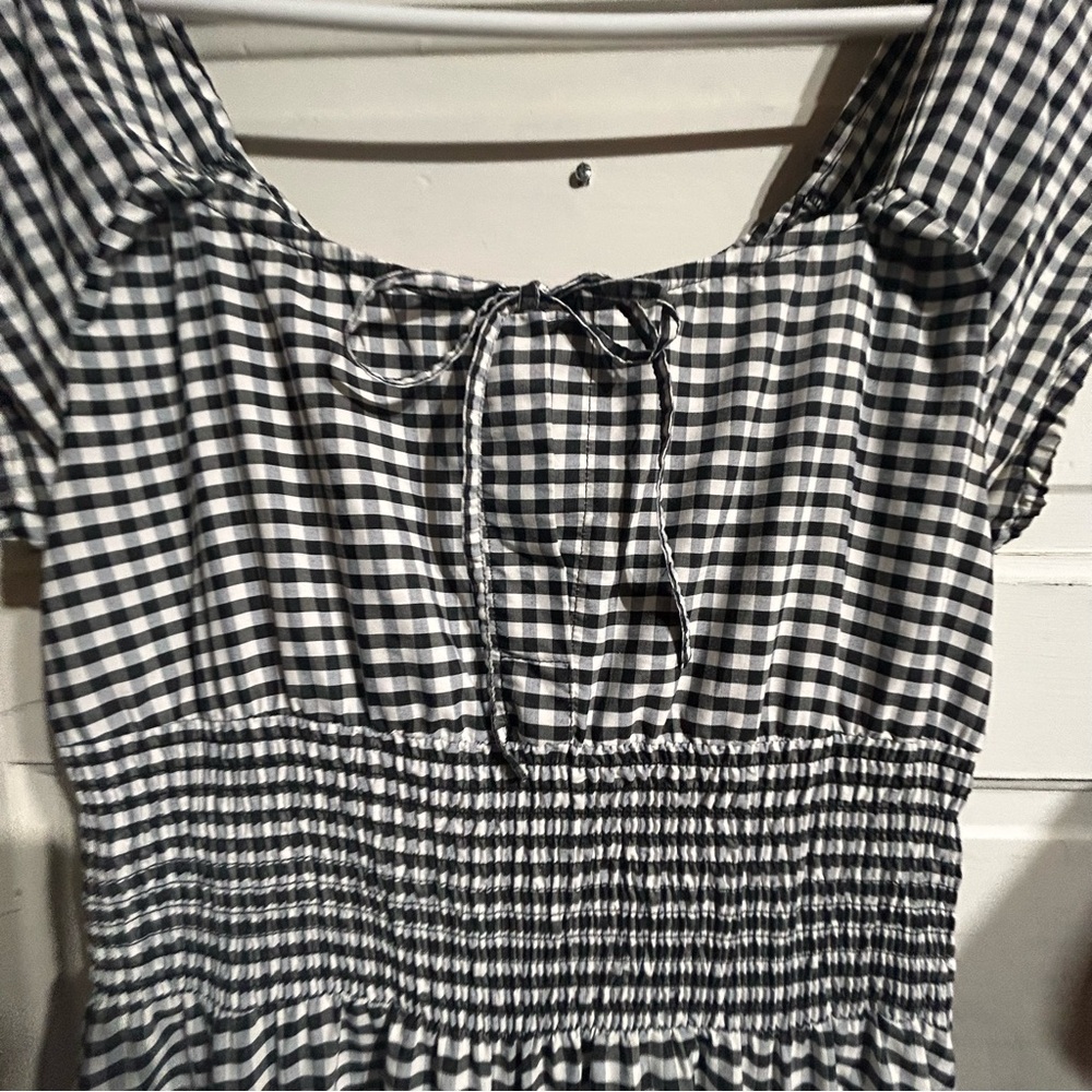 Grace Elements Monochrome Gingham Checkered Full … - image 6